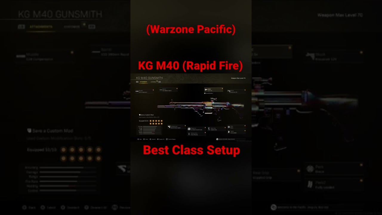 Warzone Pacific: New KG M40 (Rapid Fire) Best Class Setup