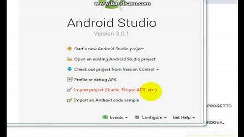 IMPORTARE CORDOVA IN ANDROID STUDIO