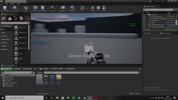 UE4 advanced movement asset showcase wall run, crouch, sprint, slide and double jump