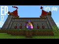 lets play ep. 17- starting new CASTLE MEGABASE and making a BEACON!: minecraft bedrock