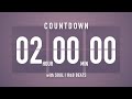 2 hours countdown timer flip clock  soul rb beats   bells 