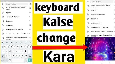 best keyboard for android (RGB Lighting Keyboard) - LED Colorful Keyboard - Change Color Of Keypad