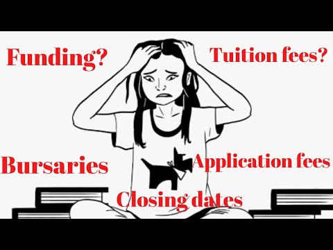 ALL THINGS VARSITY || Bursaries, Application fees and Closing dates || South African