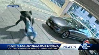Second teen charged in stolen car crash connected to hospital carjacking