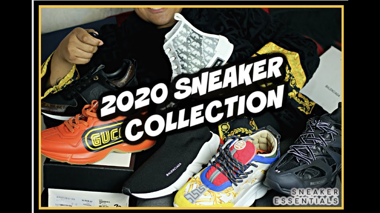MY DESIGNER SNEAKER COLLECTION : 2020 - YouTube