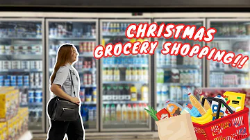 DECEMBER REF RESTOCK! (GROCERY HAUL) 🎄