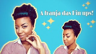 BUMPER BANGS: Penteado vintage/pin up para cabelos crespos e cacheados #3 | Miss Black Divine