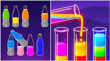 Water Sort Puzzle Gameplay 14, Android Games ios Walkthrough Simulator Think Brain