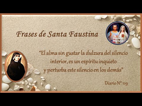 Frases de Santa Faustina -  Diario N°119
