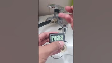 Tháo vòi nước đèn led cảm biến nhiệt độ | #Shorts