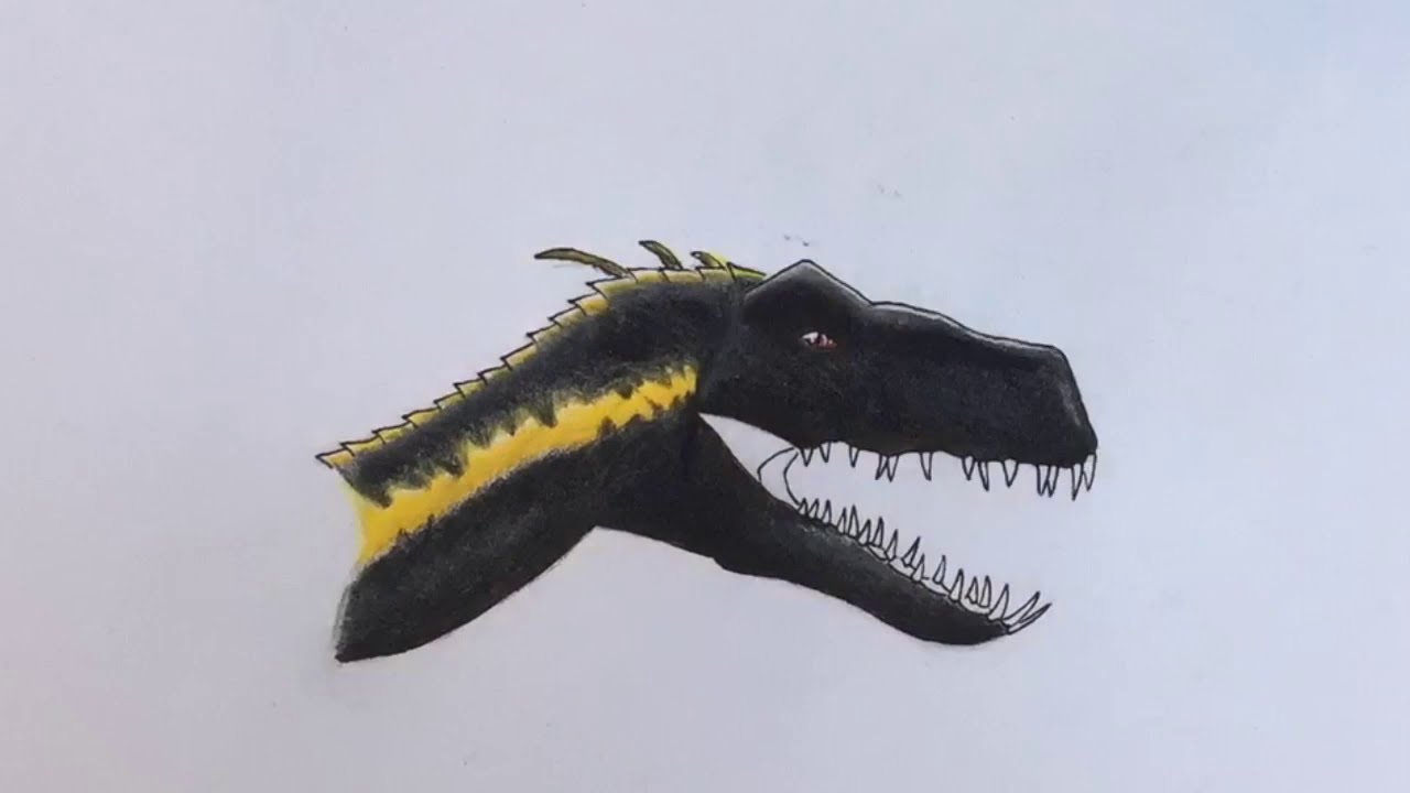 Indoraptor Drawing Timelapse - YouTube