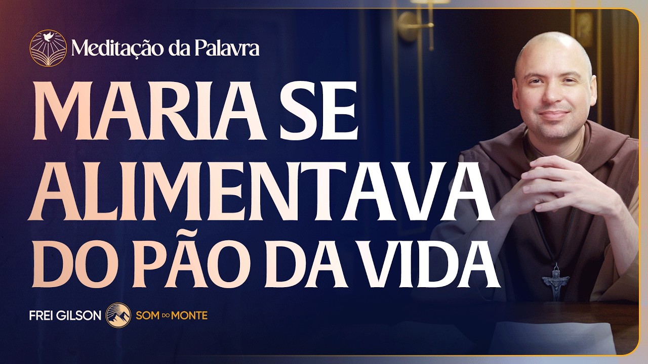 Maria se alimentava do Pão da Vida | (Lucas 10, 38-42) #2855 | Meditação da Palavra