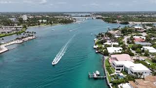 Cruising into the Jupiter Inlet, heading towards Jupiter Island