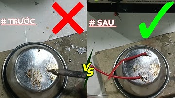 CÁCH HÀN CHÌ LÊN KIM LOẠI SẮT - INOX - NHÔM BÁM & ĂN CHÌ CỰC CHẮC \ KHOAI HOÀNG81