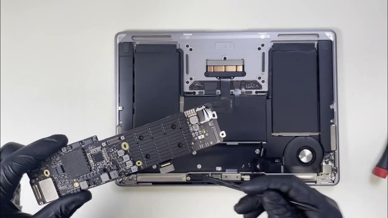 Repairing a Dropped MacBook Air 2020 A2179 Dead and Not Turning On