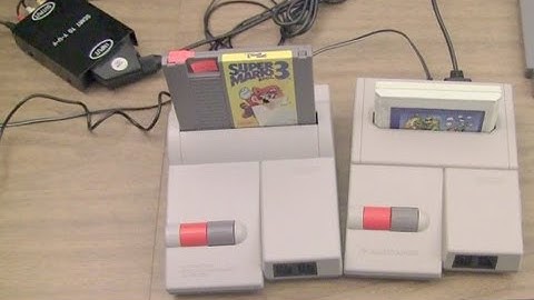 NES-101 w/ built in YPbPr vs AV Fami RGB w/ External YPbPr - Component comparison