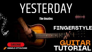 Yesterday The Beatles Guitar Guitarra Chitarra Guitare Fingerstyle