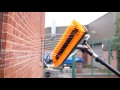 Wash  rinse bar brush for water fed pole window cleaning by xline systems