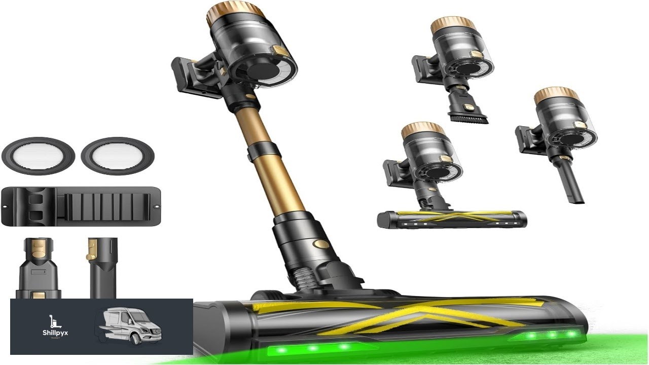 Ultenic Cordless Vacuum Cleaner 600W 60KPA 65min Runtime Stick Vacuum with Green