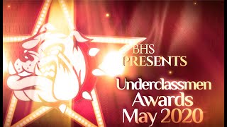 BHS Underclassmen Awards May 2020