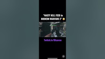 “CRAZY KILL FEED IN MODERN WARFARE 2” 😱          #shorts #short #shortsvideo #shortvideo #trending
