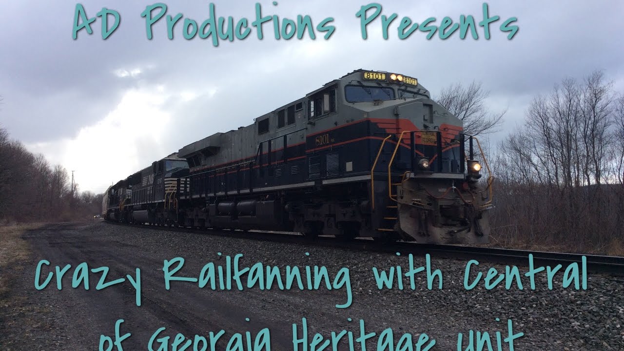 Crazy Railfanning With Central of Georgia Heritage Unit
