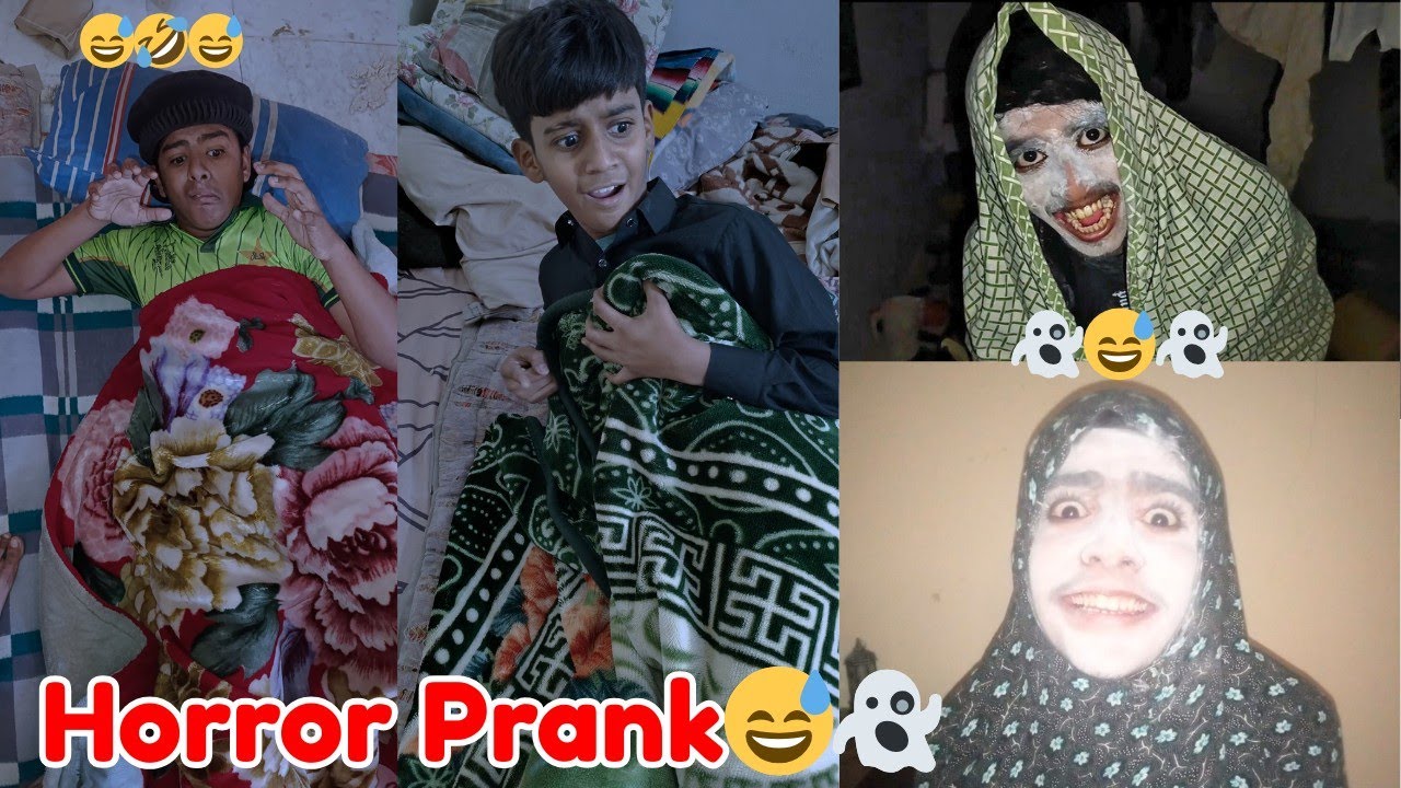  Horror Prank On Abid & Jawad😅Went Wrong😬Hass Hass Ke Haal Bura Hogya😅