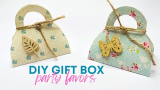 DIY Gift Box | Party Favor Ideas
