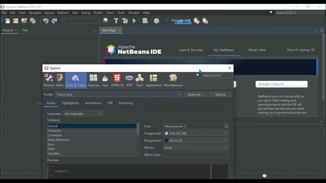 CS 162 Netbeans Dark Mode YouTube