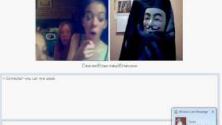 V surprise on chatroulette
