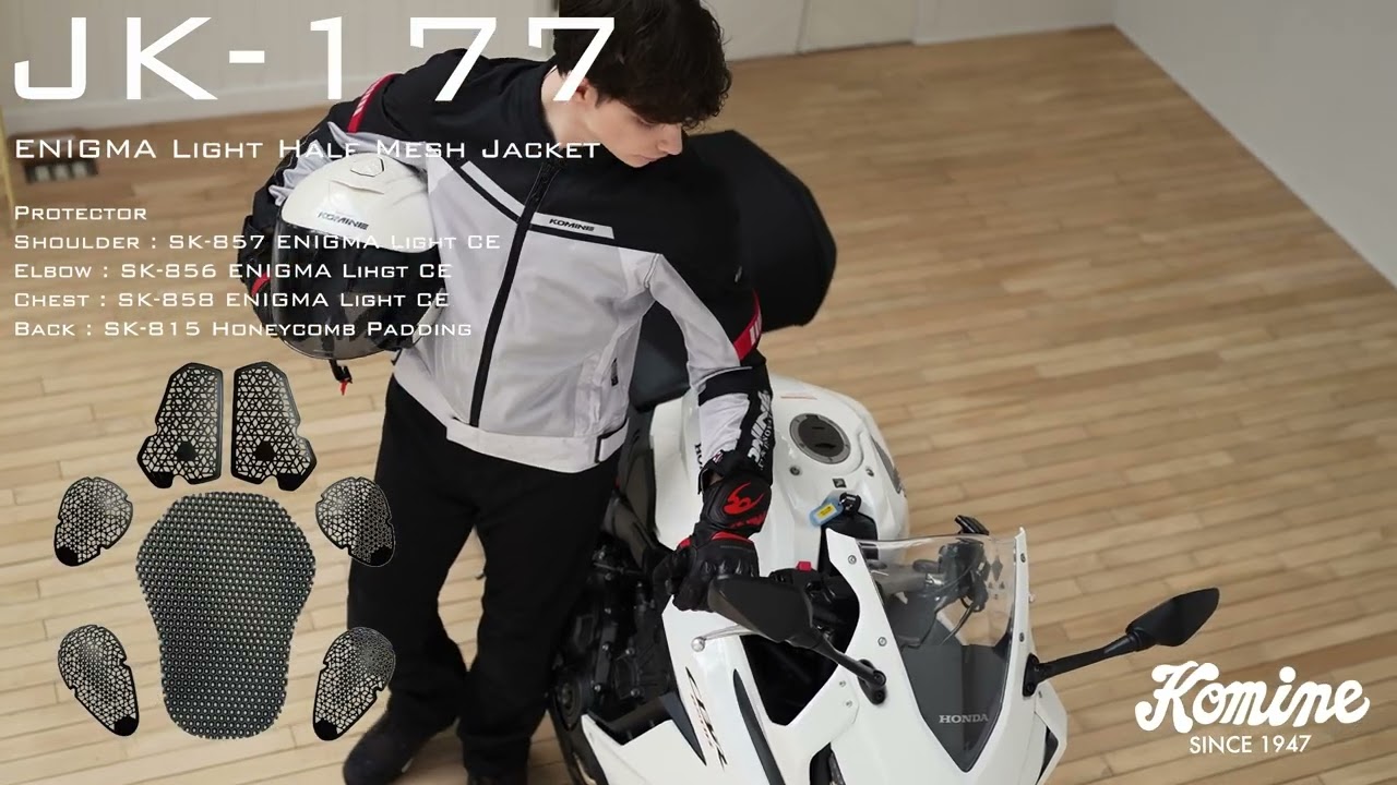 コミネ公式】JK-177 エニグマライト ハーフメッシュジャケット