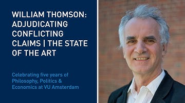 Adjudicating conflicting claims | William Thomson | PPE Lustrum