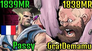🟪STREET FIGHTER 6 ➥ Passy (GUILE ガイル) VS. GratDemamu (ZANGIEF ザンギエフ) LEGEND/MASTER RANKS🟪