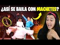 REACCIONANDO A BAILES MEXICANOS 🇲🇽 LOS MACHETES (baile folklorico) | Reaccionando a México