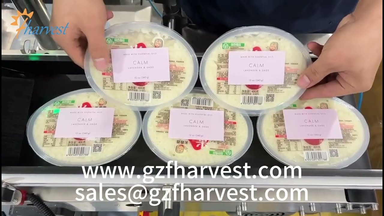 Top Labeling Machine , Automatic Cap Top Labeler Machine, Bowl Can top Labeling Machine