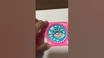 Satisfying and relaxing Spirograph design video #shorts #ytshorts #spirograph #asmr #oddlysatisfying