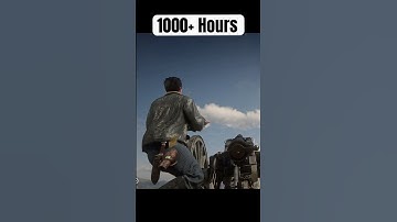Shooting a Cannon 10 hours vs 1000+ hours of Gameplay in RDR2