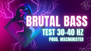 ⚠️ Brutal Bass Test (30-40 Hz) | Play At 🔇Low Volume ! - Extreme High Pitch (Distorted 808)