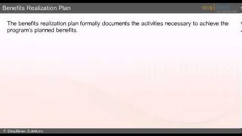 Program Benefits Management - PMI-PgMP