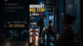 Midnight Bus Stop Vibes 🌧️❤️#shorts #usa