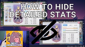 How to hide detailed stats | Ragnarok X: Next Generation