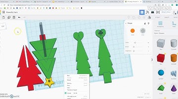 TinkerCAD Holiday Ornament - laser cut