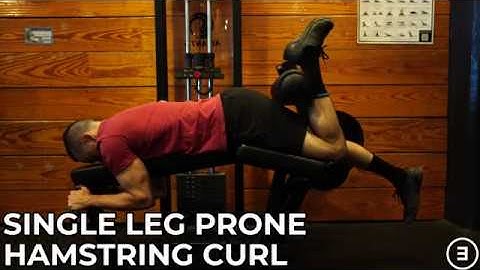 Single Leg Prone Hamstring Curl