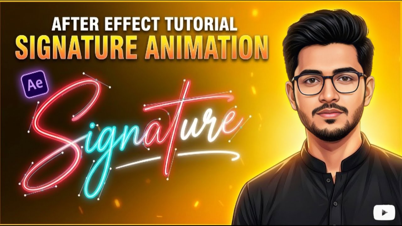 How to Animate your Signature in Adobe After Effects CC | Fast and Easy Tutorial