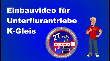 Einbauvideo für Unterflurantriebe K-Gleis