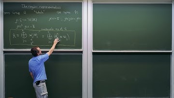 Symmetries and quantum mechanics: the regular representation