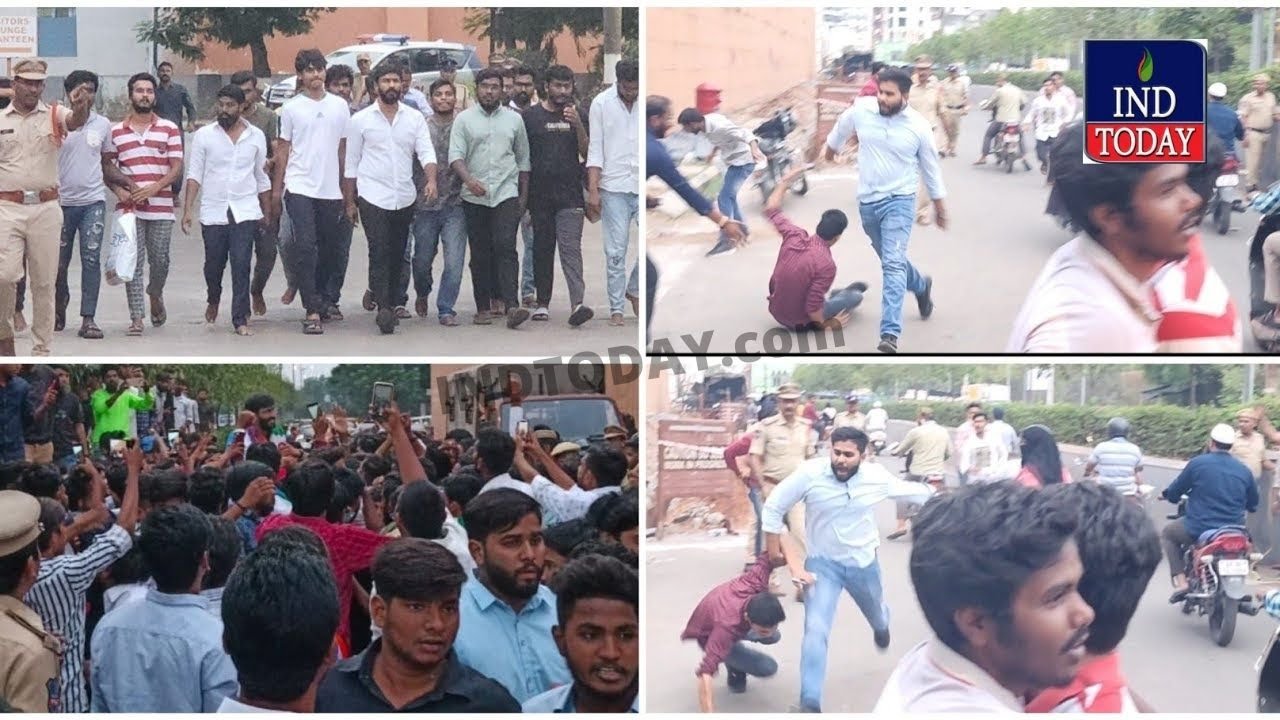 NSUI Leaders Granted Bail Released from Chanchalguda Jail | IND TODAY | 11-05-22