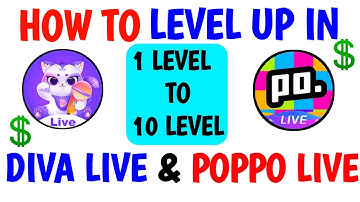 How to level up in Poppo live And Diva live in Nepal || Poppo live And Diva live Earning App