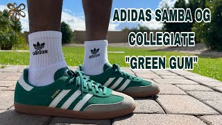 adidas gazelle silver green womens adidas Samba OG Collegiate Green Cream White