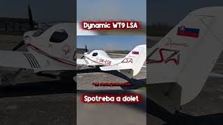 Dynamic wt9 spotreba a dolet #dynamic #ultralightaircraft